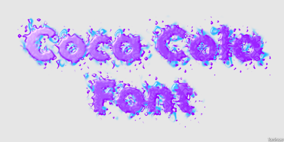 Coca Cola Font Text Effect