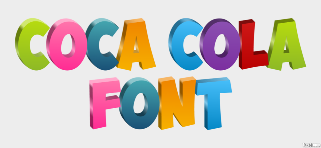 Coca Cola Font Text Effect
