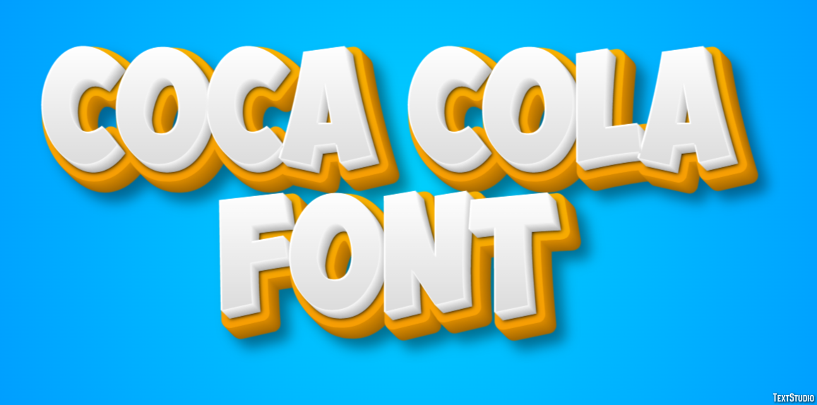 Coca Cola Font Text Effect