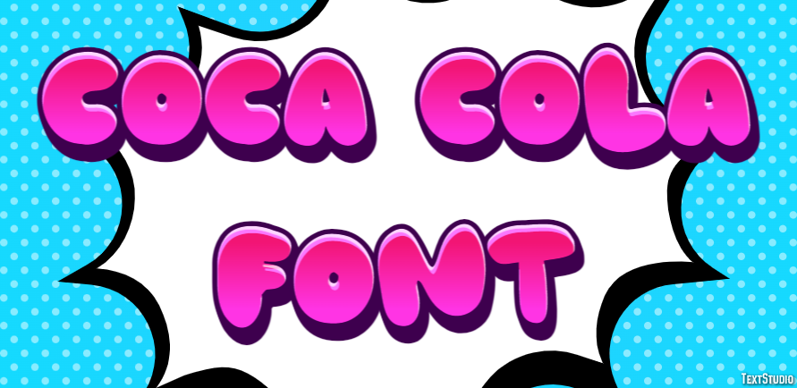 Coca Cola Font Text Effect