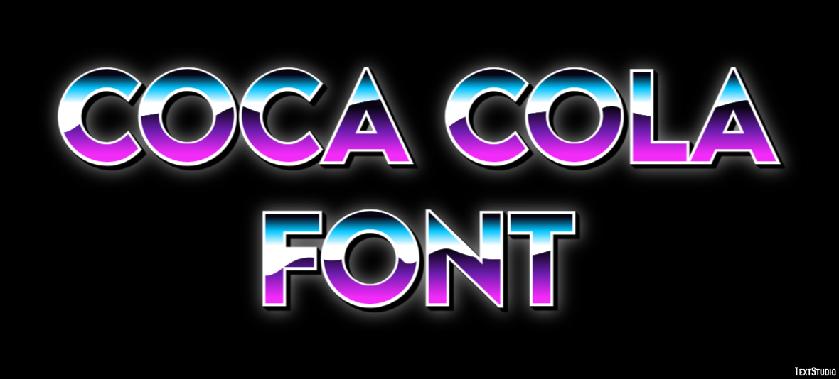 Coca Cola Font Text Effect