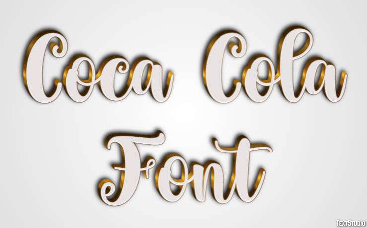 Coca Cola Font Text Effect