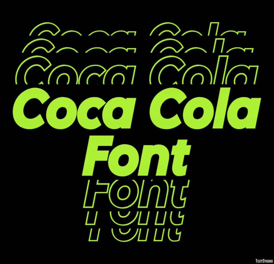 Coca Cola Font Text Effect