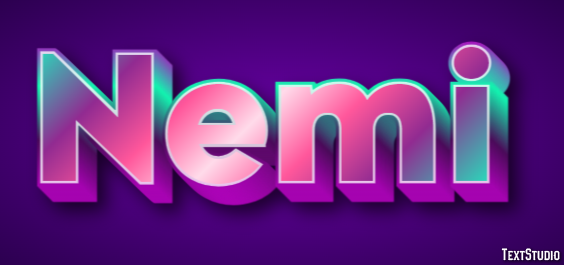 Nemi Texteffekt
