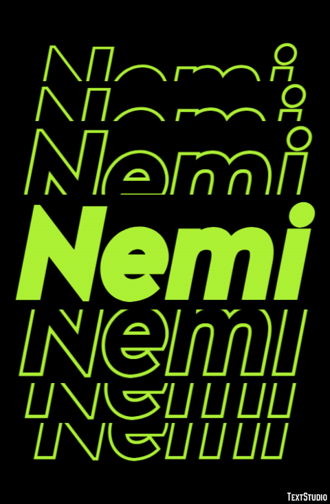 Nemi Texteffekt