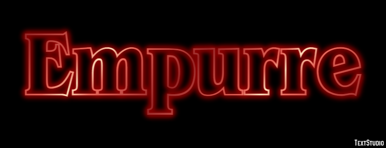Empurre Efekt tekstowy