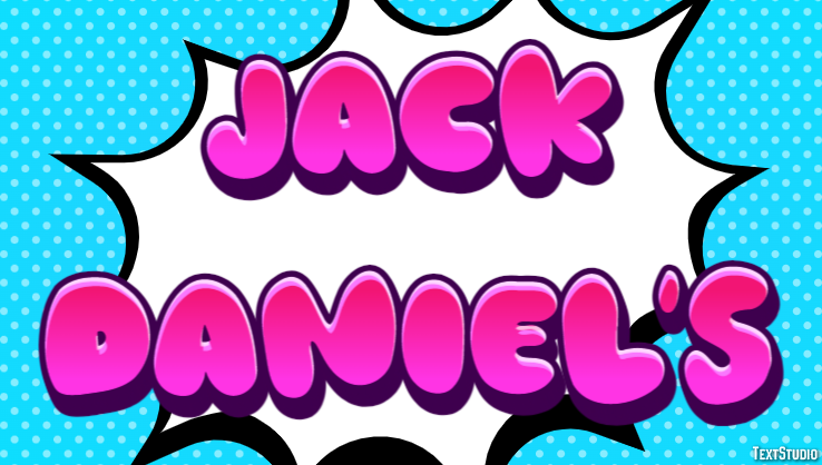 Jack Daniel's Text effect