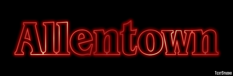 Allentown Effetto testo