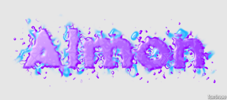 Almon Text Effect