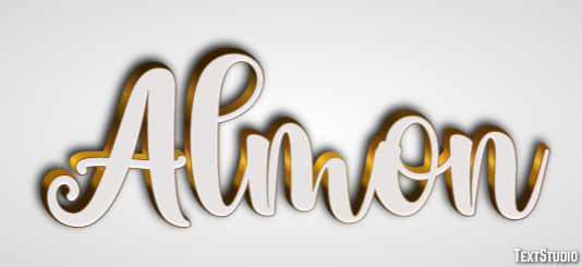 Almon Text effect