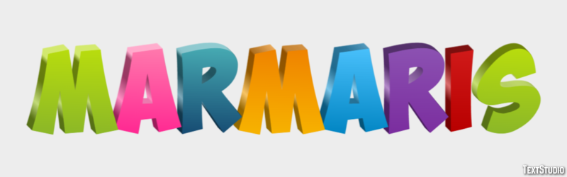 Marmaris Effetto testo