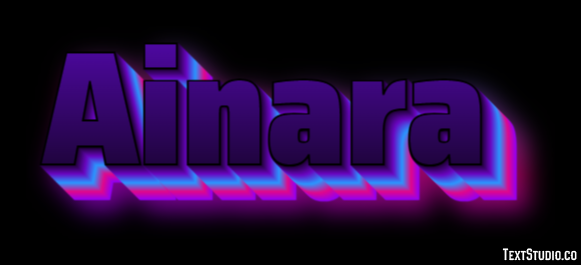 Ainara Efecto de Texto
