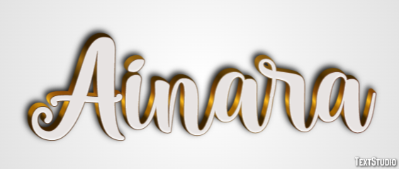 Ainara Efecto de Texto