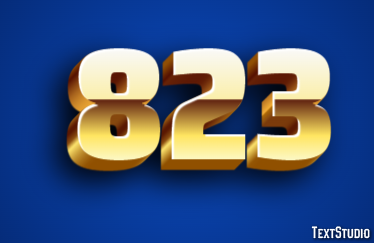 823 Texteffekt