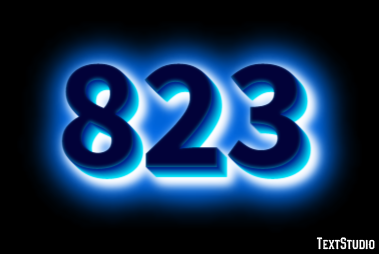 823 Texteffekt