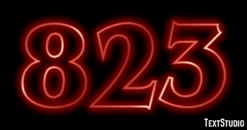 823 Текстовый эффект