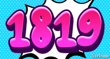 1819 Texteffekt