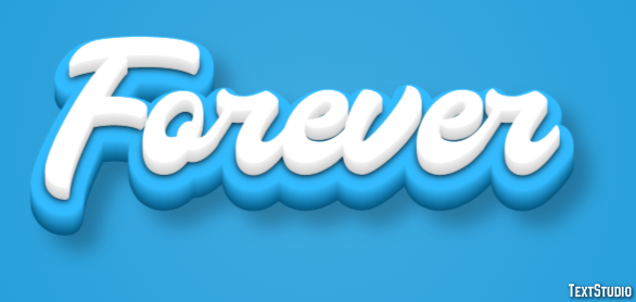 Forever Text Effect