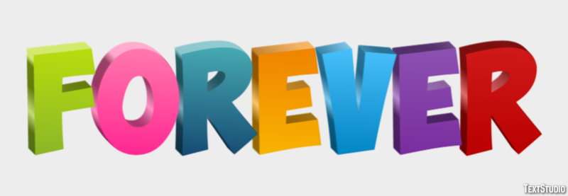 Forever Text Effect