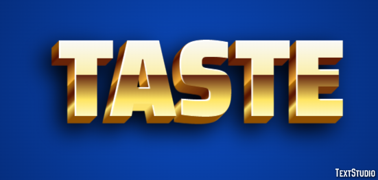 Taste Text Effect