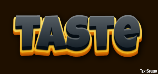 Taste Text Effect