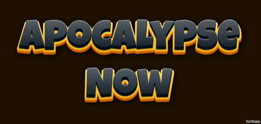 Apocalypse Now Text Effect
