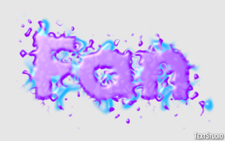Fan Text Effect