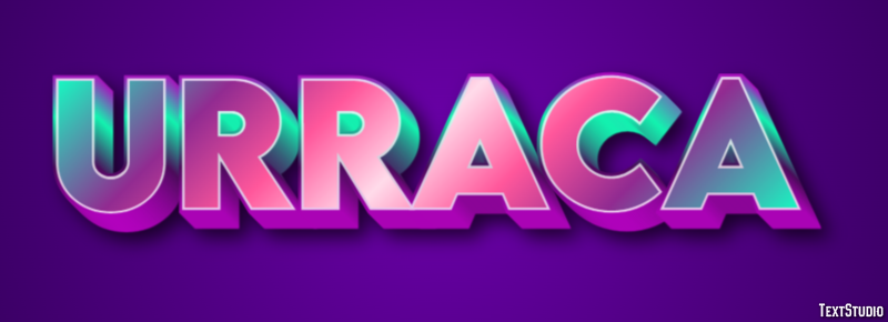 Urraca Efecto de texto