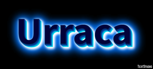 Urraca Efecto de texto