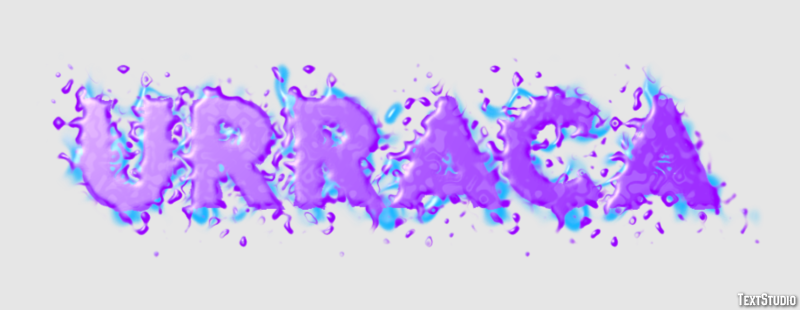 Urraca Efecto de texto