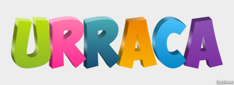 Urraca Efecto de texto