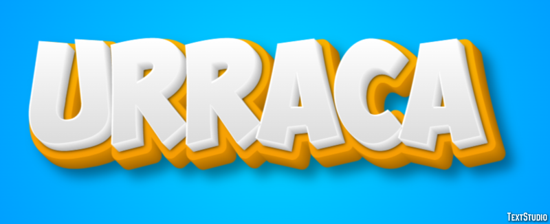 Urraca Efecto de texto