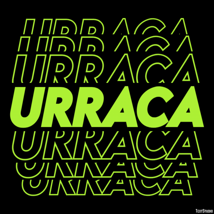 Urraca Efecto de texto
