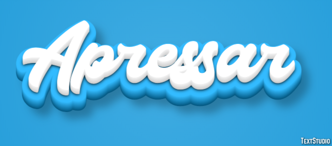 Apressar Efeito do texto
