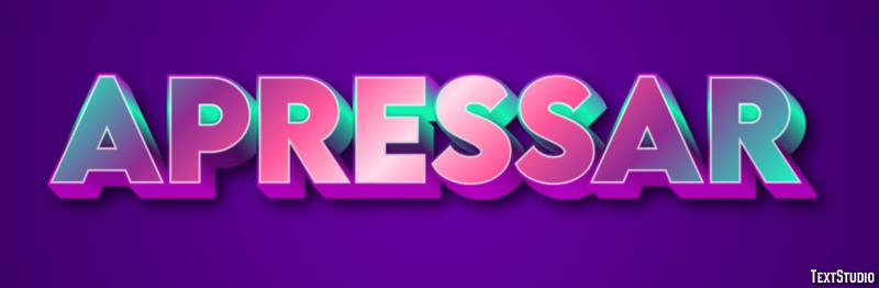 Apressar Efeito do texto