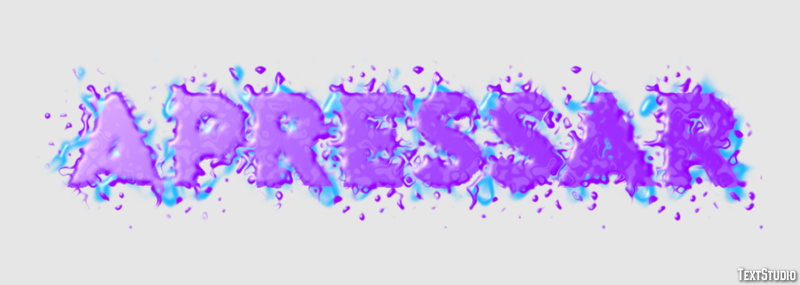Apressar Efeito de texto