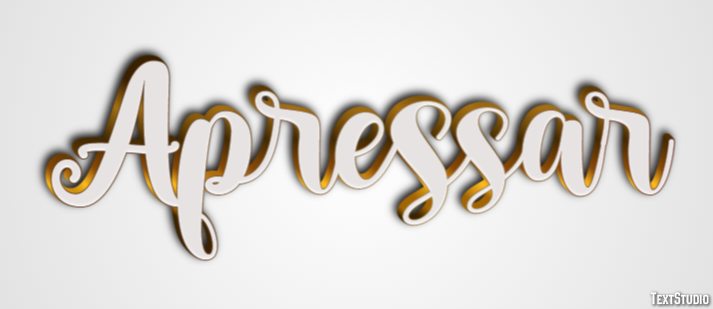 Apressar Efeito de texto