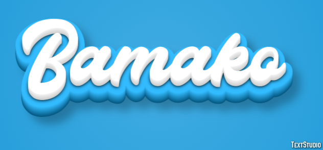 Bamako Efekt tekstowy