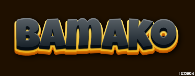 Bamako Efekt tekstowy
