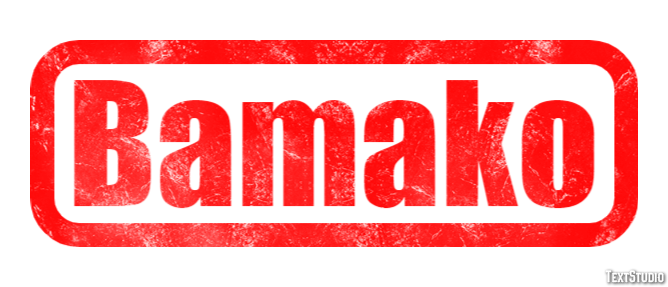 Bamako Efekt tekstowy