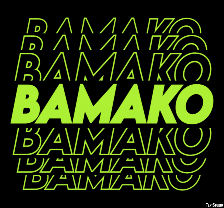 Bamako Effetto testo