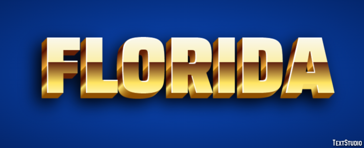 Florida Tekst effect