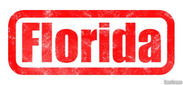 Florida Tekst effect