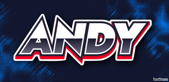 Andy テキスト効果