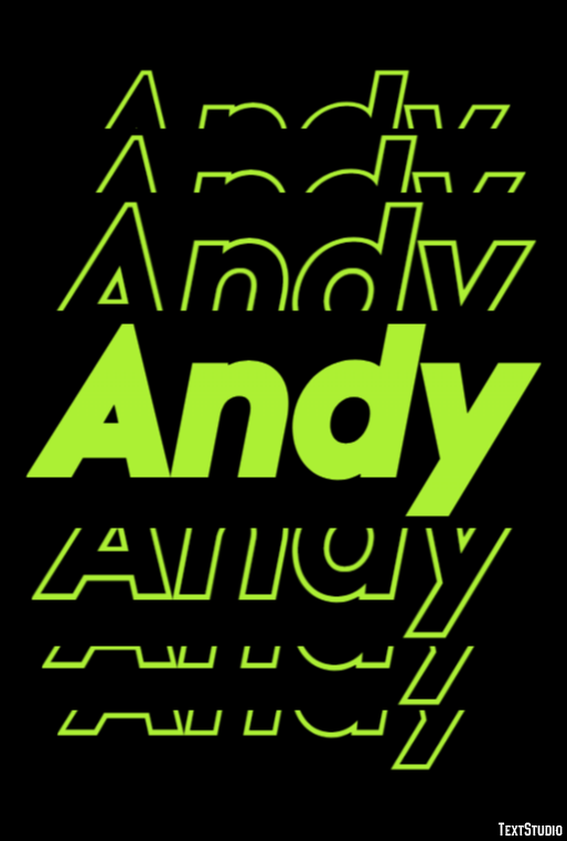 Andy Text Effect