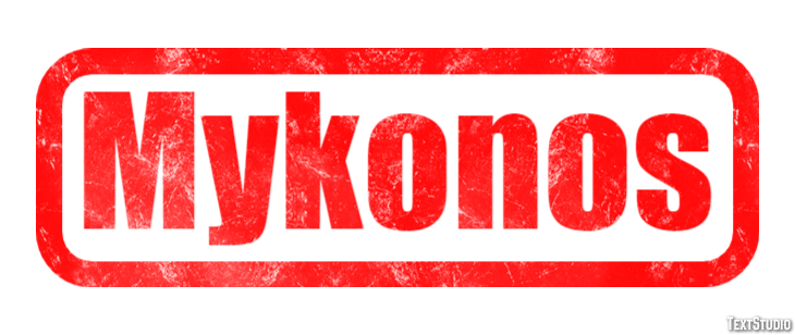 Mykonos Effetto testo
