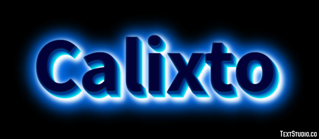 Calixto Efecto de Texto