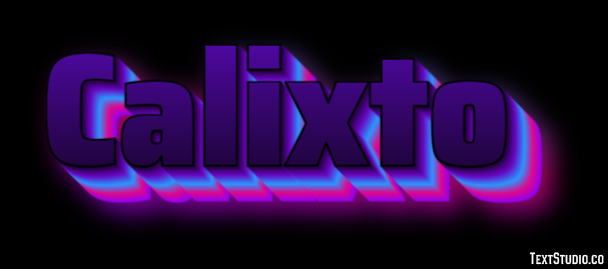 Calixto Efecto de Texto
