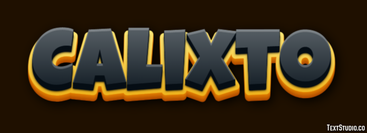 Calixto Efecto de Texto