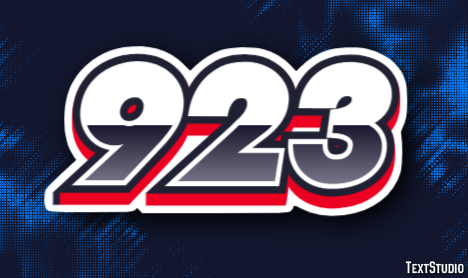 923 Эффект текста